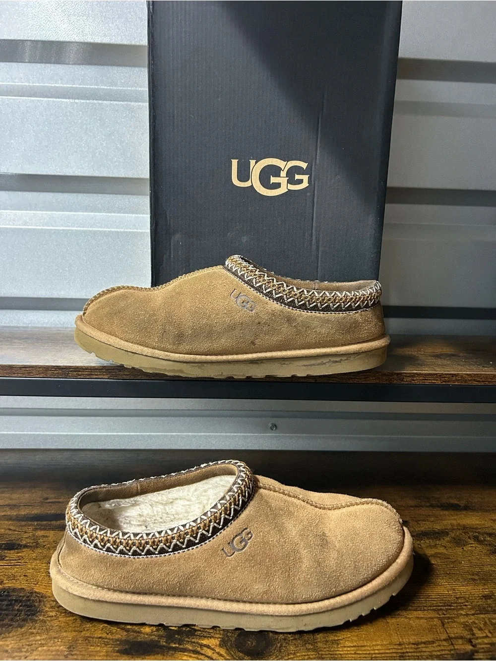 UGG Australia Tasman Men's Slippers - US 9 Chestnut
